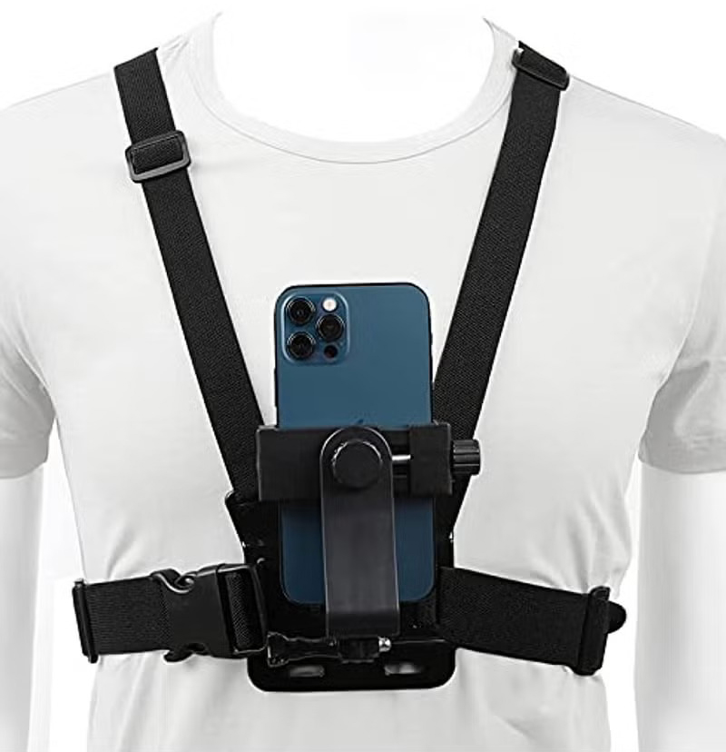Sports chest strap set