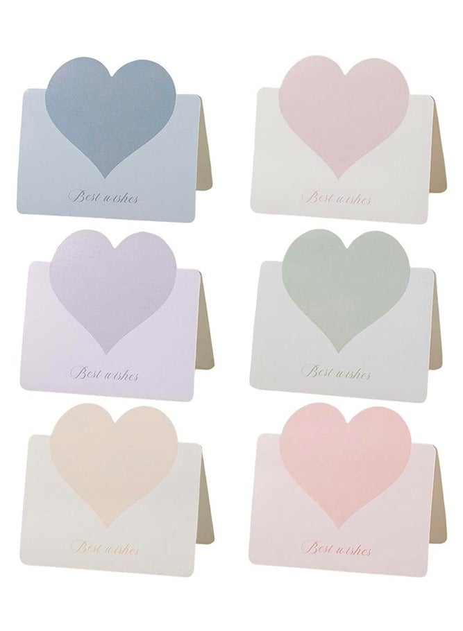 A set of 30 heart-shaped postcard cards